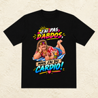 T-shirt Homme illustré « J'ai pas d'abdos mais j'ai du cardio ! »