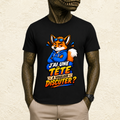 T-shirt Homme illustré « J'ai une tête à vouloir discuter ? »