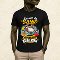 T-shirt Homme « J'ai une vie saine, je mens aussi très bien »