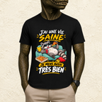 T-shirt Homme « J'ai une vie saine, je mens aussi très bien »
