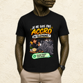 T-shirt Homme « Je ne suis pas accro au téléphone ! »