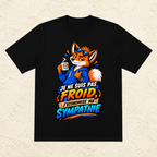 T-shirt Homme illustré « Je ne suis pas froid, j'économise ma sympathie »