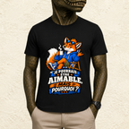 T-shirt Homme illustré « Je pourrais être aimable, mais pourquoi ? »