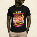 T-shirt Homme illustré « Je suis romantique, j'enlève mes chaussettes avant... »