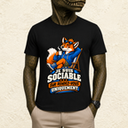 T-shirt Homme « Je suis sociable sur rendez-vous uniquement »