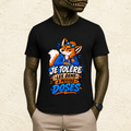T-shirt Homme illustré « Je tolère les gens à petites doses »