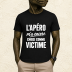 T-shirt Homme « L'apéro m'a encore choisi comme victime »