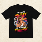 T-shirt Homme illustré « La coupe mulet me manque terriblement »
