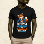 T-shirt Homme « Ma patience est actuellement en rupture de stock »