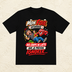T-shirt Homme « Mon foie m'envoie des coups de latte que je préfère ignorer... »