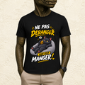T-shirt Homme « Ne pas déranger sauf pour manger ! »