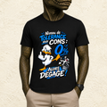 T-shirt Homme « Niveau de tolérance aux cons : 0%, alors dégage ! »