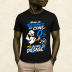 T-shirt Homme « Niveau de tolérance aux cons : 0%, alors dégage ! »