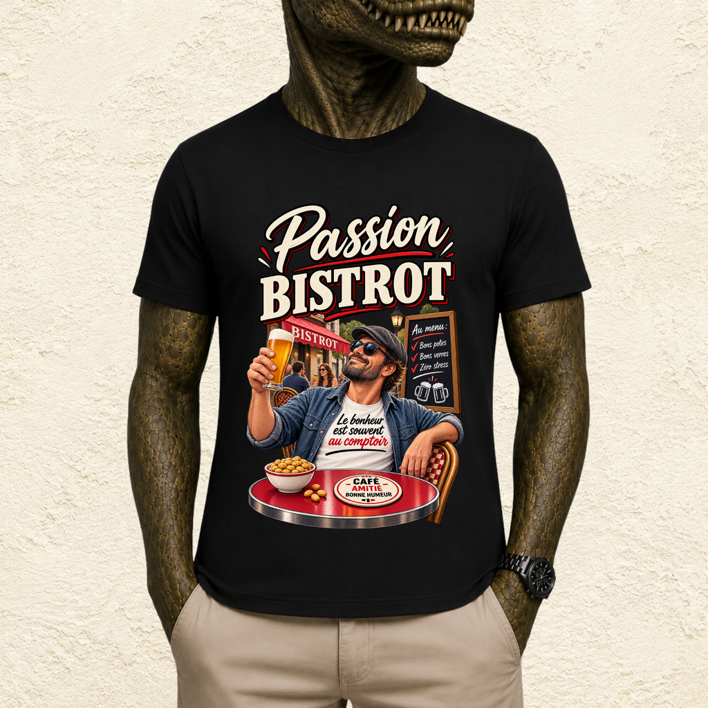 T-shirt Homme « Passion Bistrot »