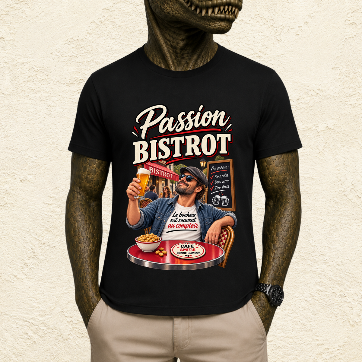 T-shirt Homme « Passion Bistrot »