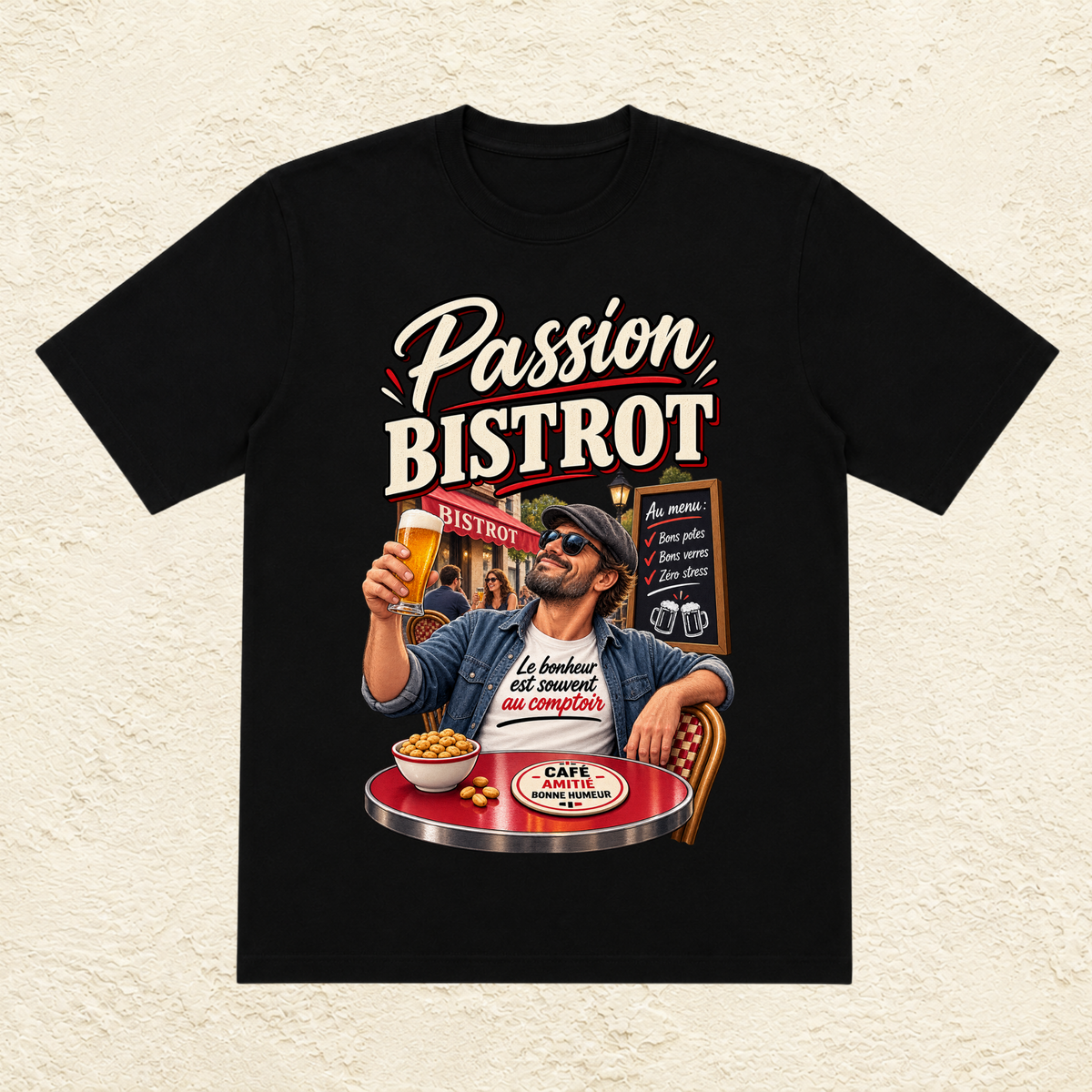 T-shirt Homme « Passion Bistrot »