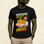 T-shirt Homme « Personne ne m'aime comme j'aime les frites »