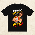 T-shirt Homme « Personne ne m'aime comme j'aime les pâtes »
