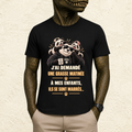 T-shirt Homme illustré « J'ai demandé une grasse matinée à mes enfants, ils se sont marrés... »