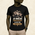 T-shirt Homme illustré « Je voulais transmettre mon savoir. Ils ont pris mon caractère. »