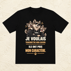 T-shirt Homme illustré « Je voulais transmettre mon savoir. Ils ont pris mon caractère. »