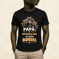 T-shirt Homme illustré « Papa : Responsable légal du joyeux bordel »