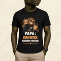 T-shirt Homme illustré « Papa : Zéro notice, beaucoup d'instinct »