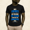 T-shirt Homme texte « Mes enfants ont débloqué une version de moi que je ne connaissais pas »