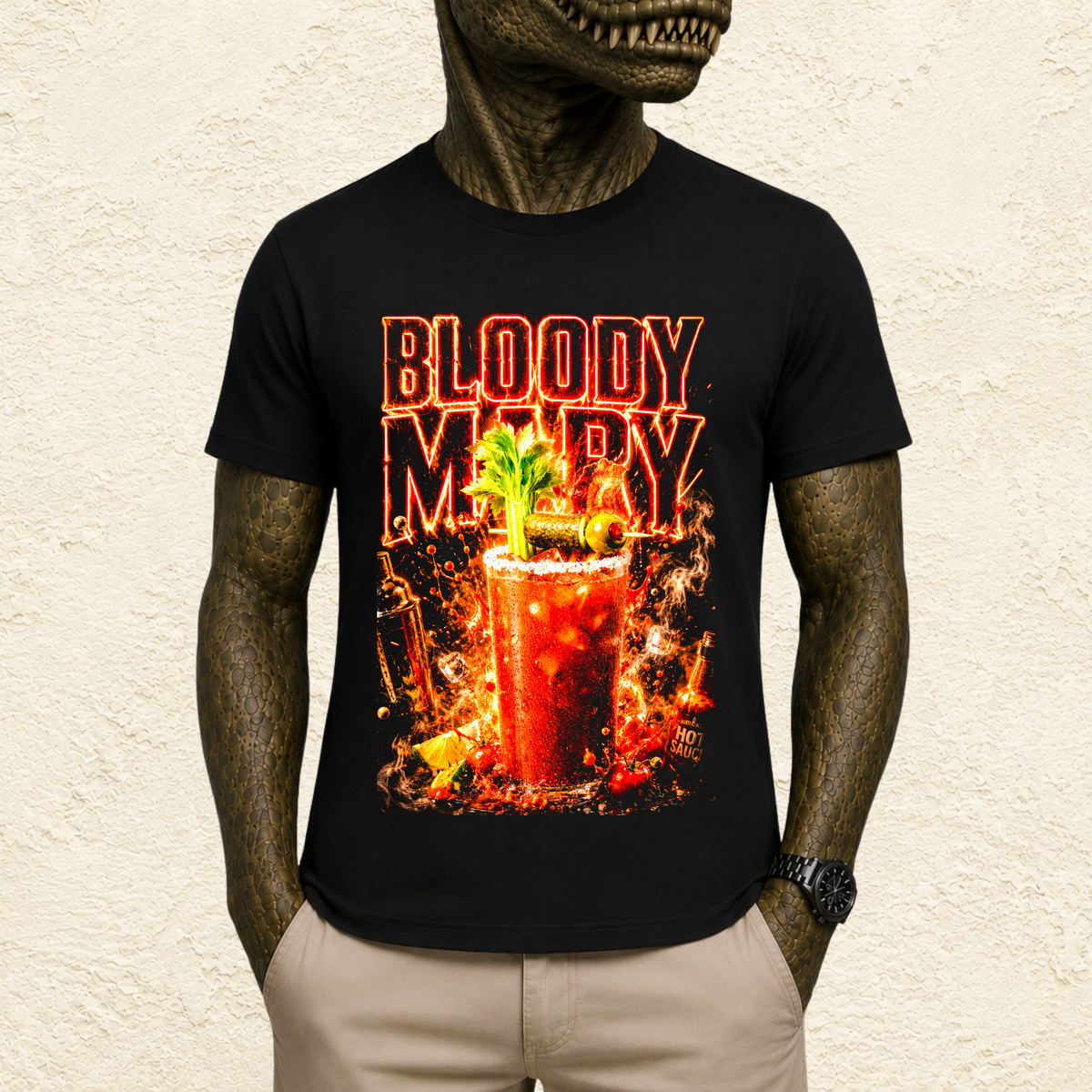 T-shirt Unisexe « Bloody Mary » Cocktail