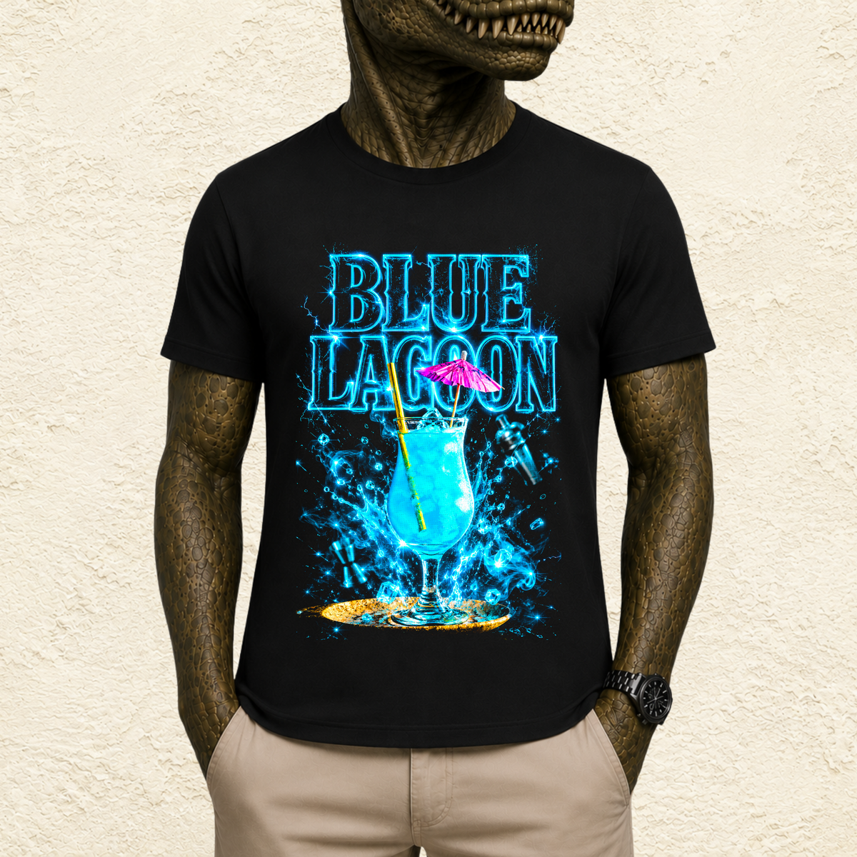 T-shirt Unisexe « Blue Lagoon » Cocktail