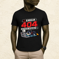 T-shirt Unisexe « Erreur 404 : Motivation introuvable - Pingouin »