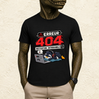 T-shirt Unisexe « Erreur 404 : Motivation introuvable - Pingouin »