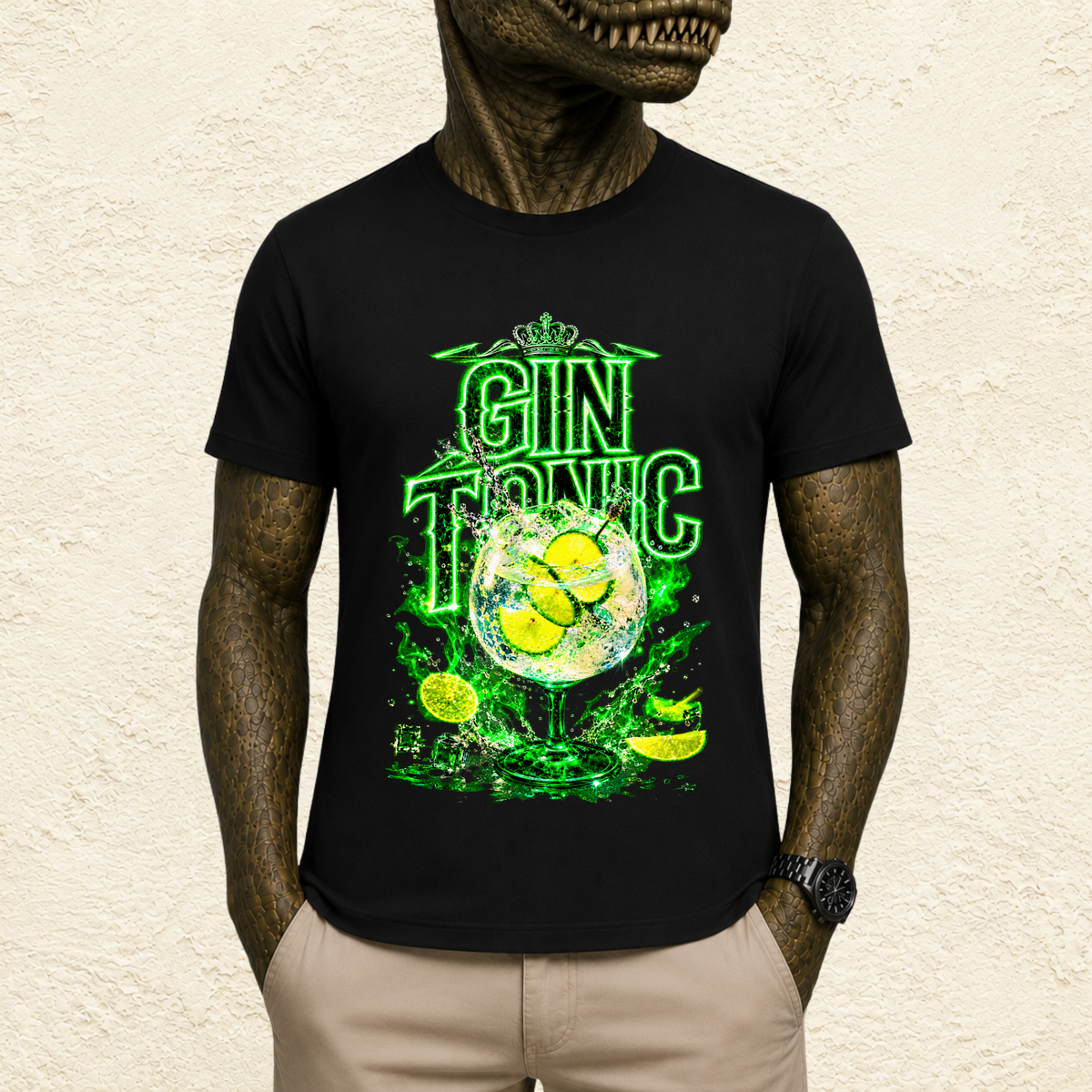 T-shirt Unisexe « Gin Tonic » Cocktail