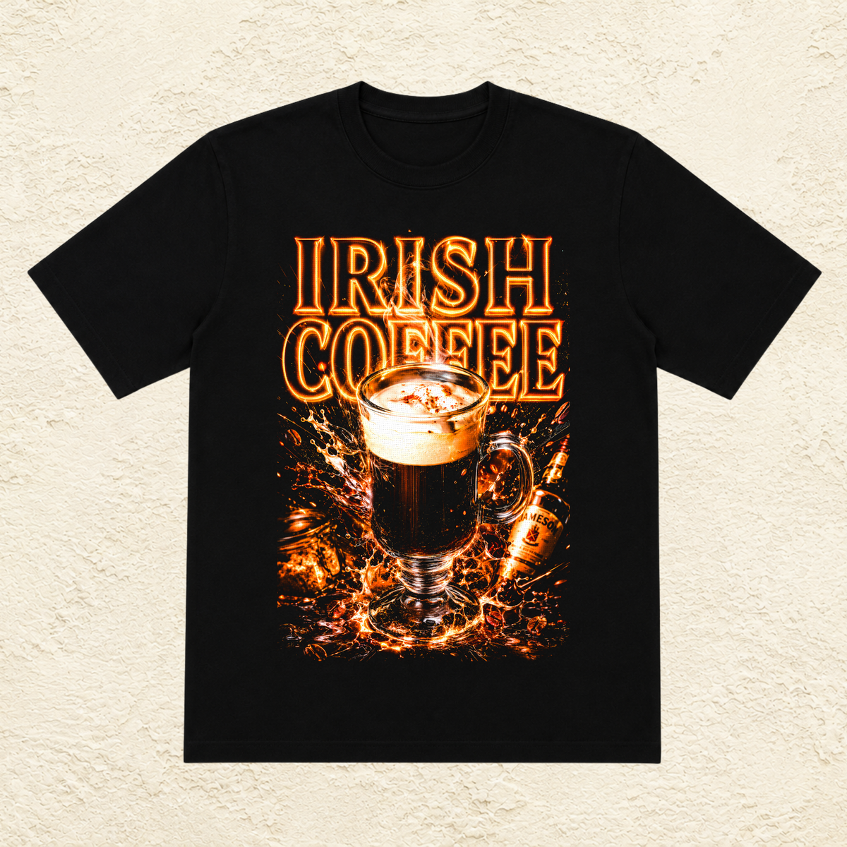 T-shirt Unisexe « Irish Coffee » Cocktail