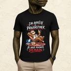T-shirt Unisexe « J'ai arrêté de procrastiner, je vous raconte demain »