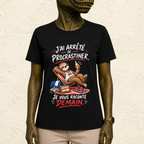 T-shirt Unisexe « J'ai arrêté de procrastiner, je vous raconte demain »