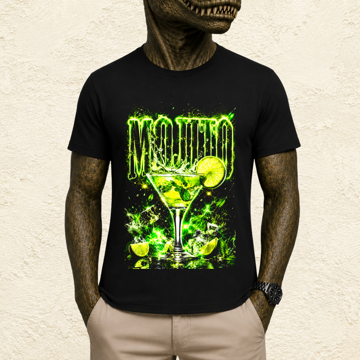 T-shirt Unisexe « Mojito » Cocktail