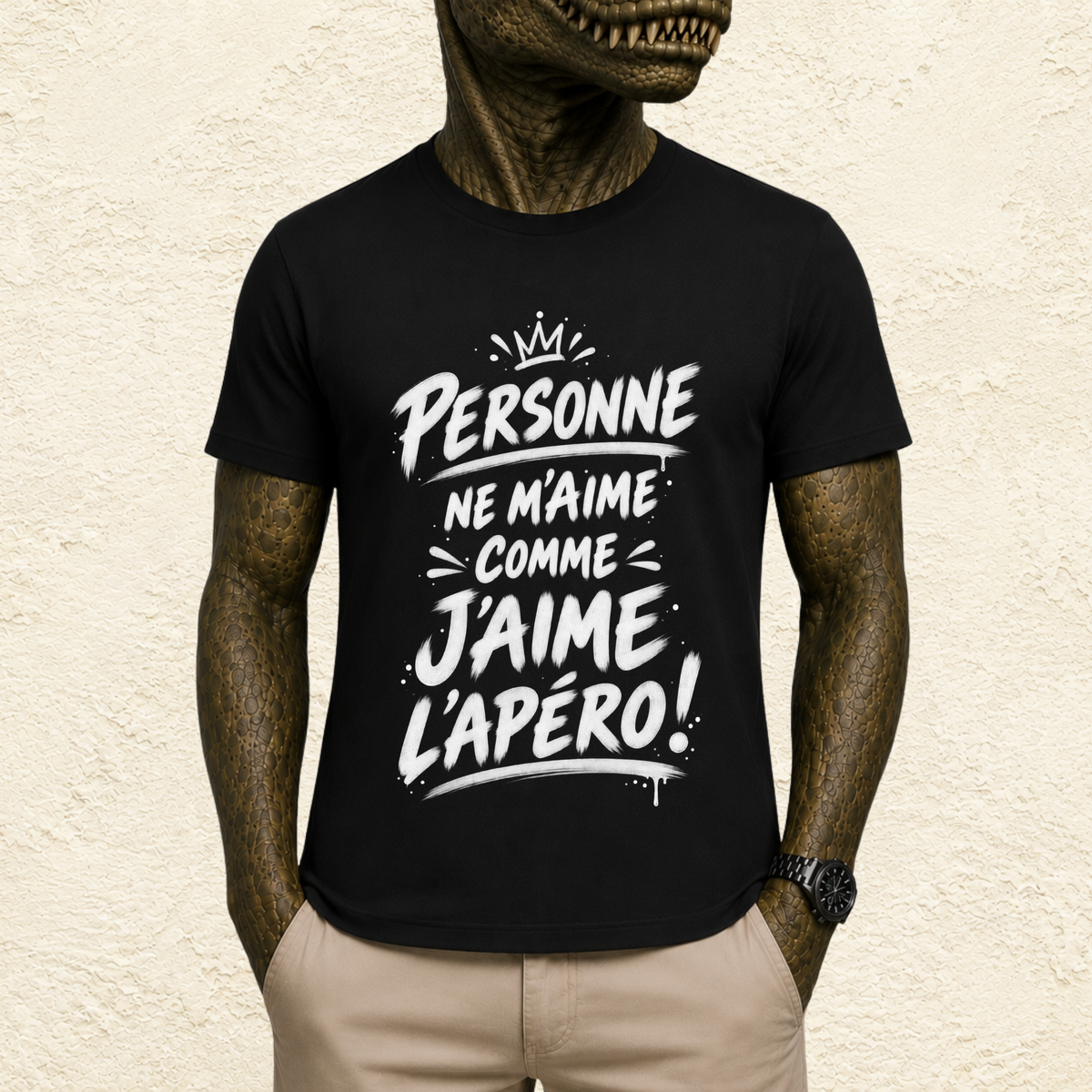 T-shirt Unisexe « Personne ne m'aime comme j'aime l'apéro ! »