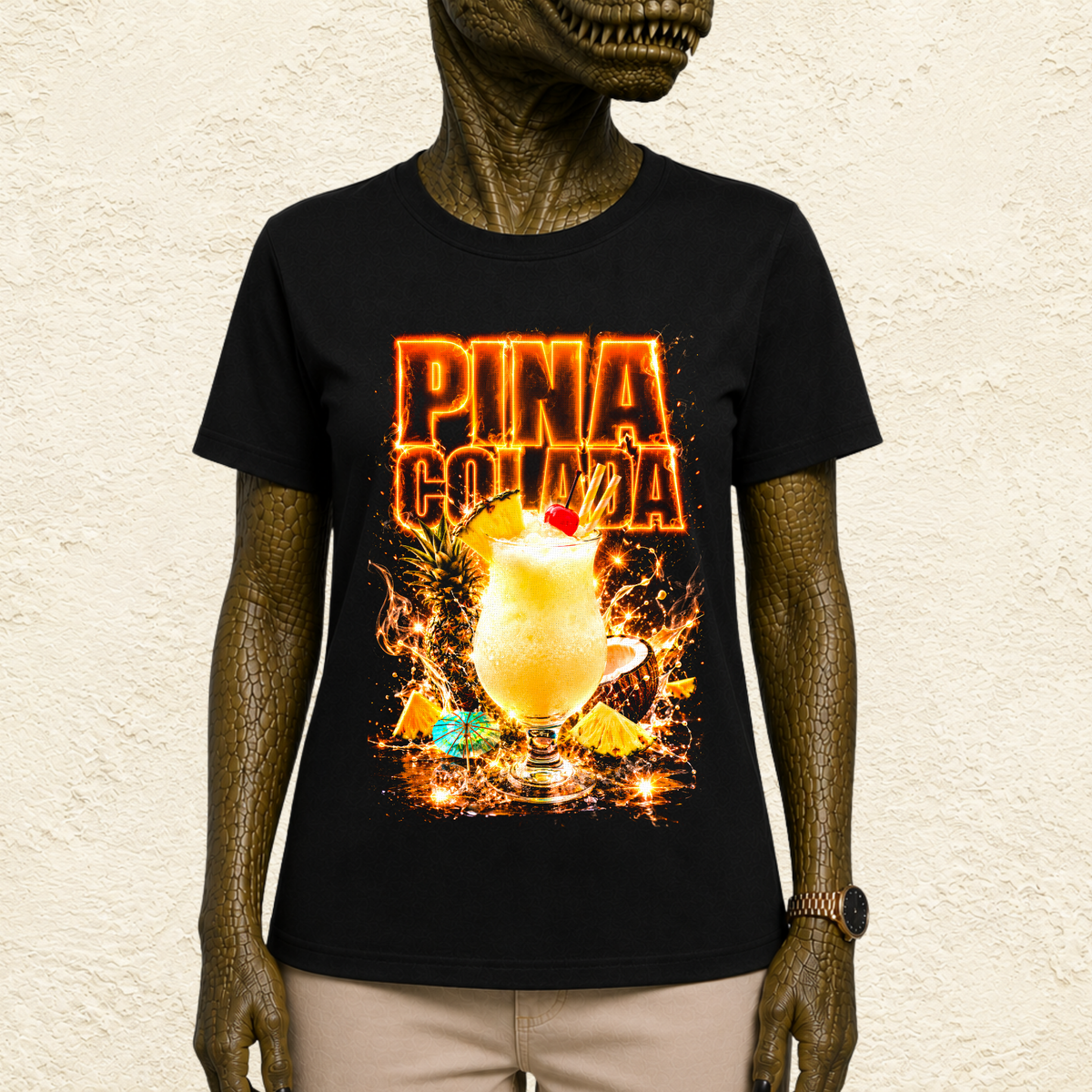 T-shirt Unisexe « Pina Colada » Cocktail