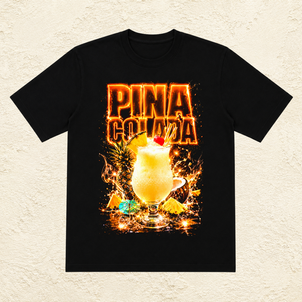 T-shirt Unisexe « Pina Colada » Cocktail