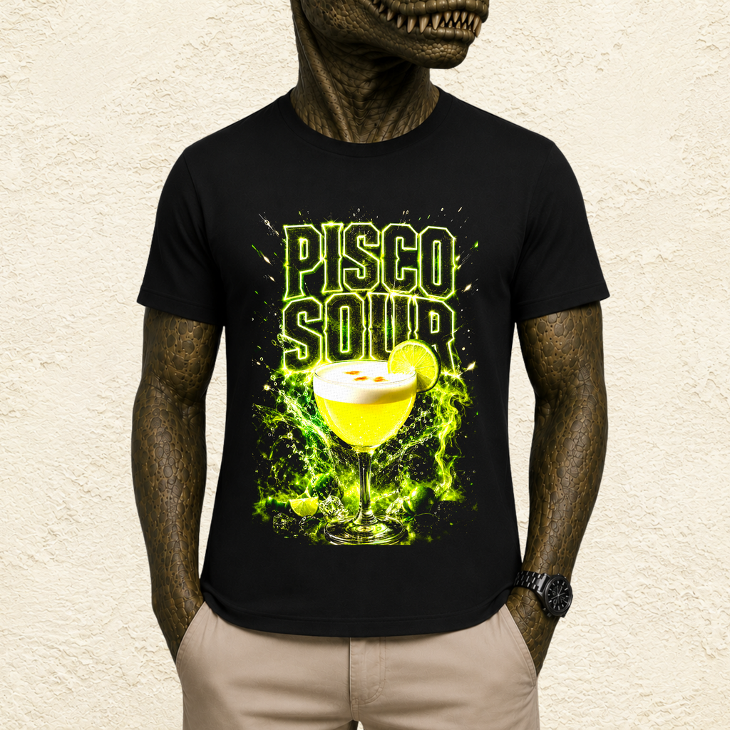 T-shirt Unisexe « Pisco Sour » Cocktail