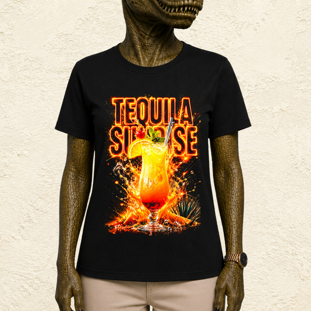 T-shirt Unisexe « Tequila Sunrise » Cocktail