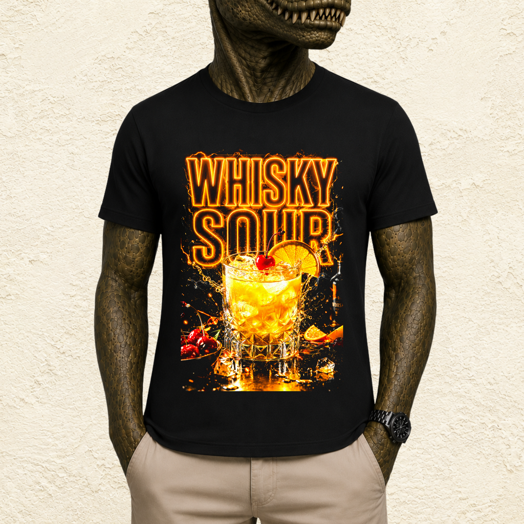 T-shirt Unisexe « Whisky Sour » Cocktail