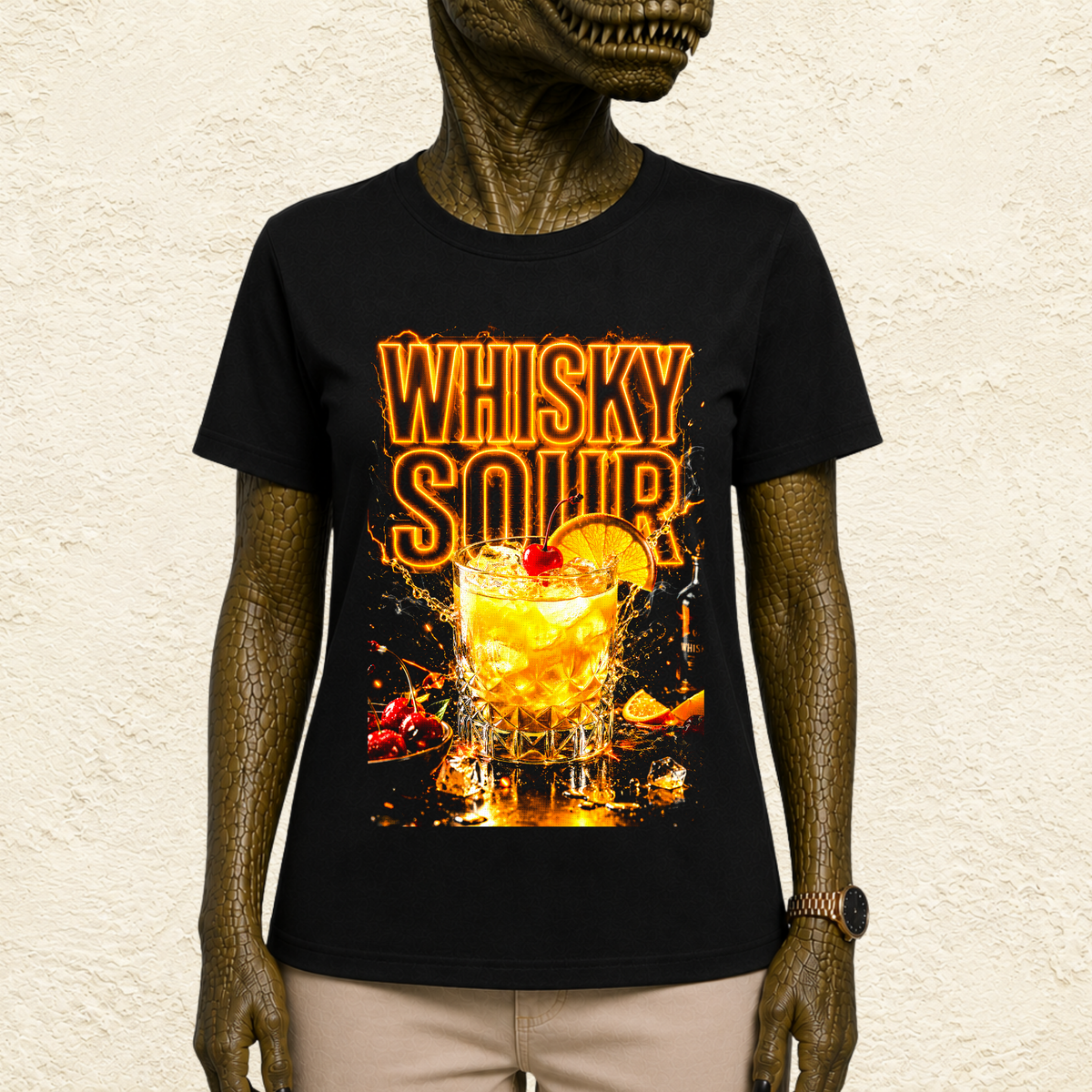 T-shirt Unisexe « Whisky Sour » Cocktail