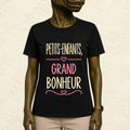 T-shirt femme Petits-enfants, grand bonheur – Toute la tendresse d’une mamie