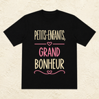 T-shirt femme Petits-enfants, grand bonheur – Toute la tendresse d’une mamie