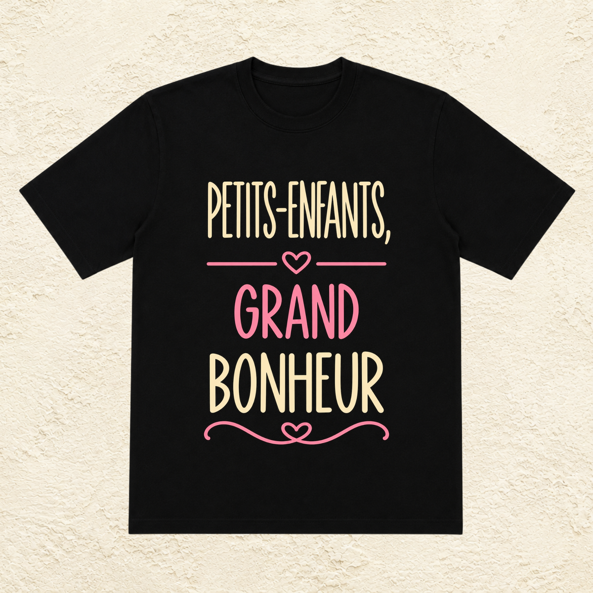 T-shirt femme Petits-enfants, grand bonheur – Toute la tendresse d’une mamie