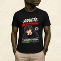 T-shirt Homme « Adulte responsable : Version d'essai »