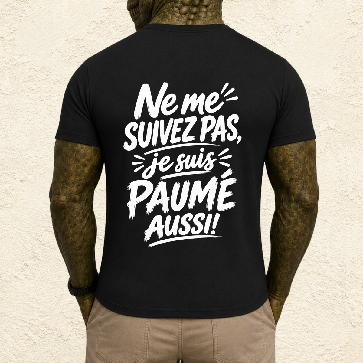 T-shirt Homme « Ne me suivez pas, je suis paumé aussi ! »