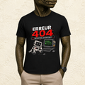 T-shirt Unisexe « Erreur 404 : Motivation introuvable - Robot »